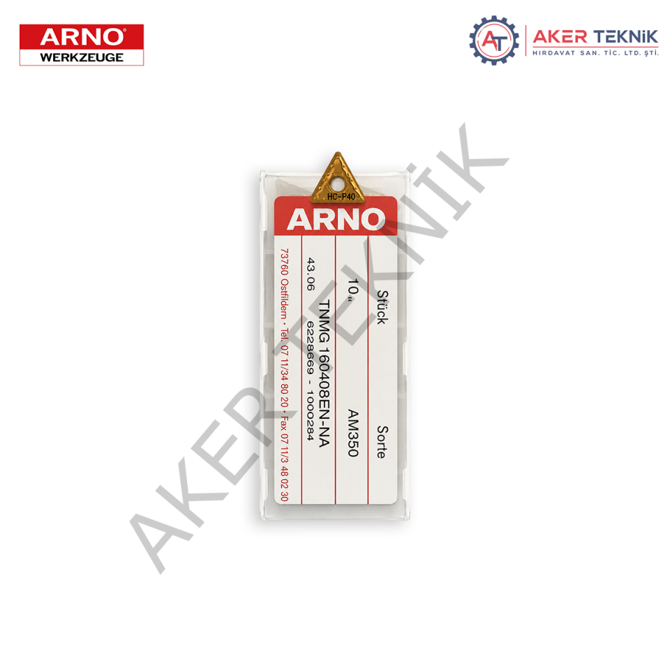 ARNO TNMG 160408EN-NA HC-40 KARBÜR TORNA UCU