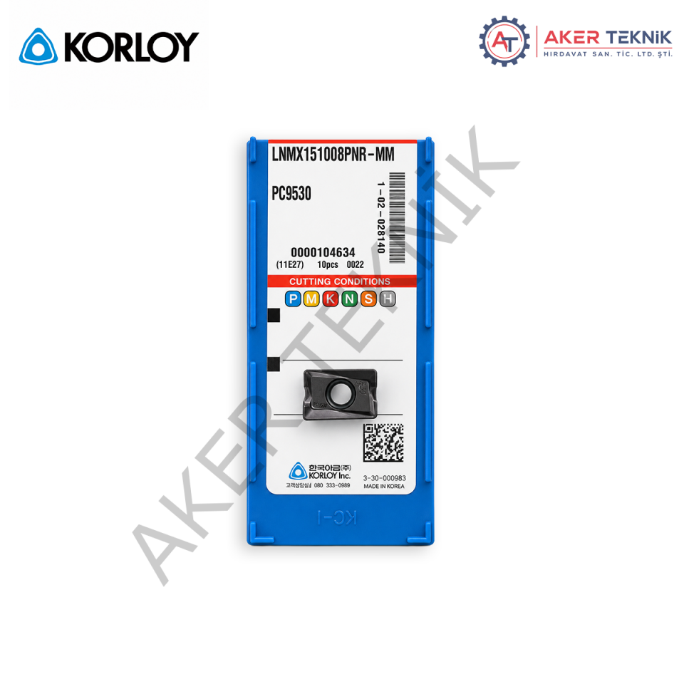 KORLOY LNMX151008PNR-MM PC9530 KARBÜR FREZE UCU