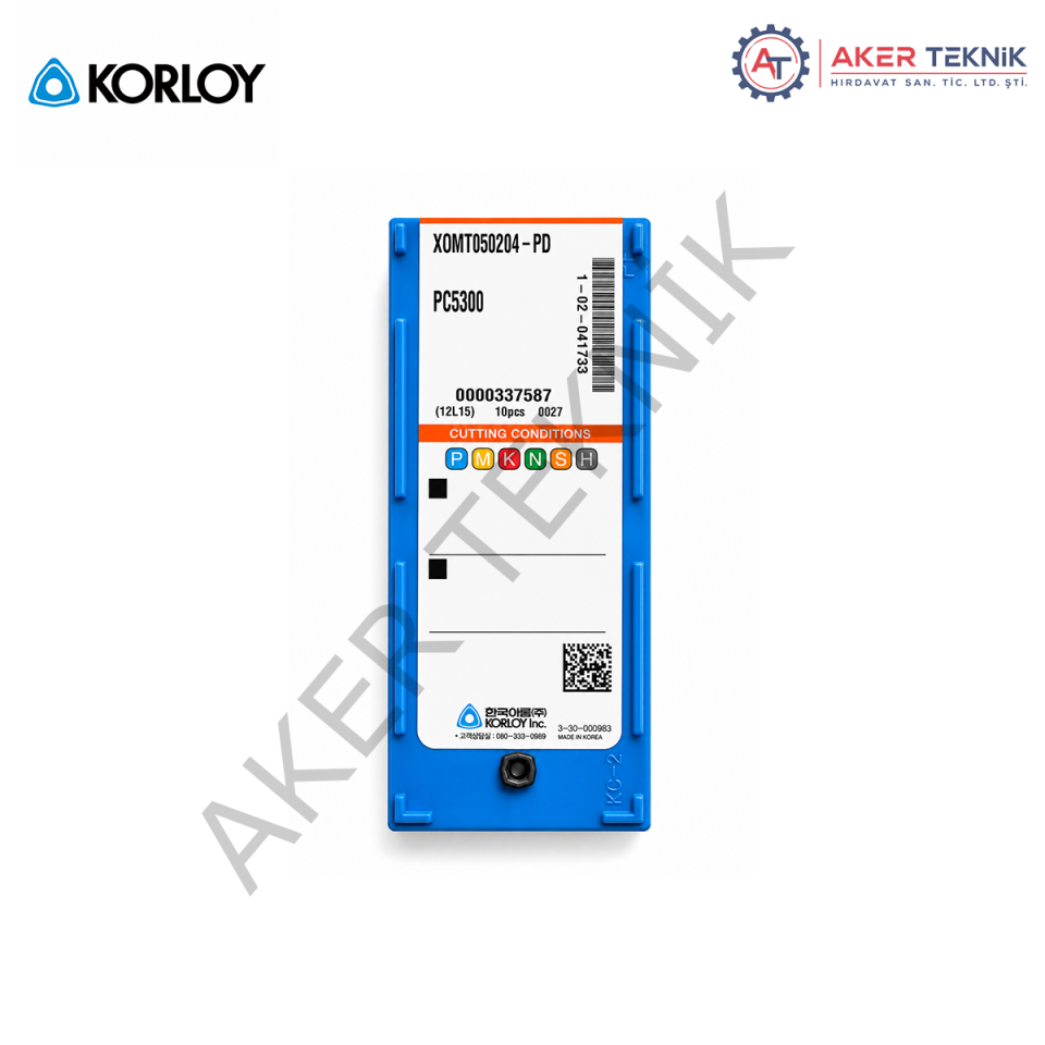 KORLOY XOMT 050204 PC5300 MATKAP UCU