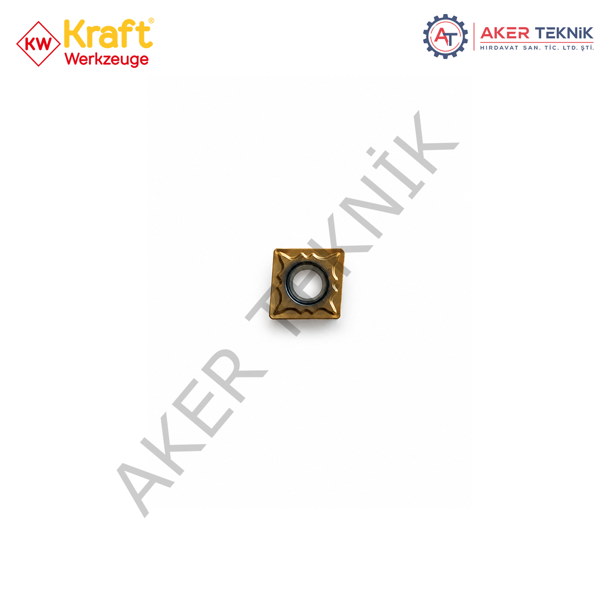 KRAFT WERKZEUGE CCMT060204-HM KR1225 PASLANMAZ TORNA UCU