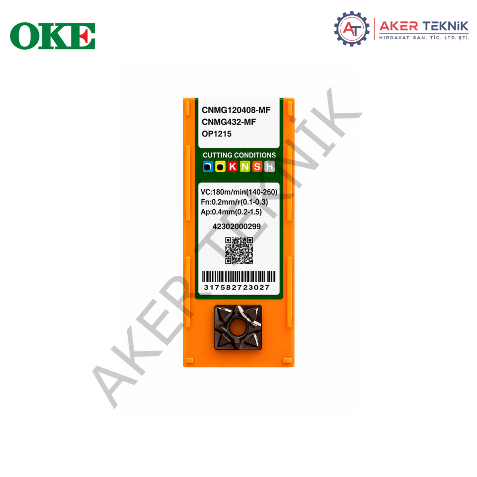 OKE CNMG120408-MF OP1215 CNMG Torna Ucu