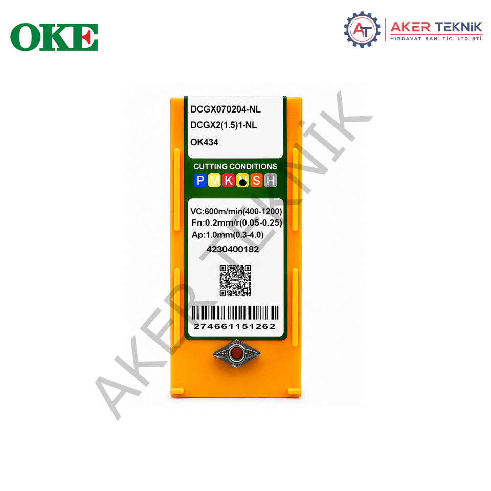 OKE DCGX070204-NL OK434 DCGX torna ucu