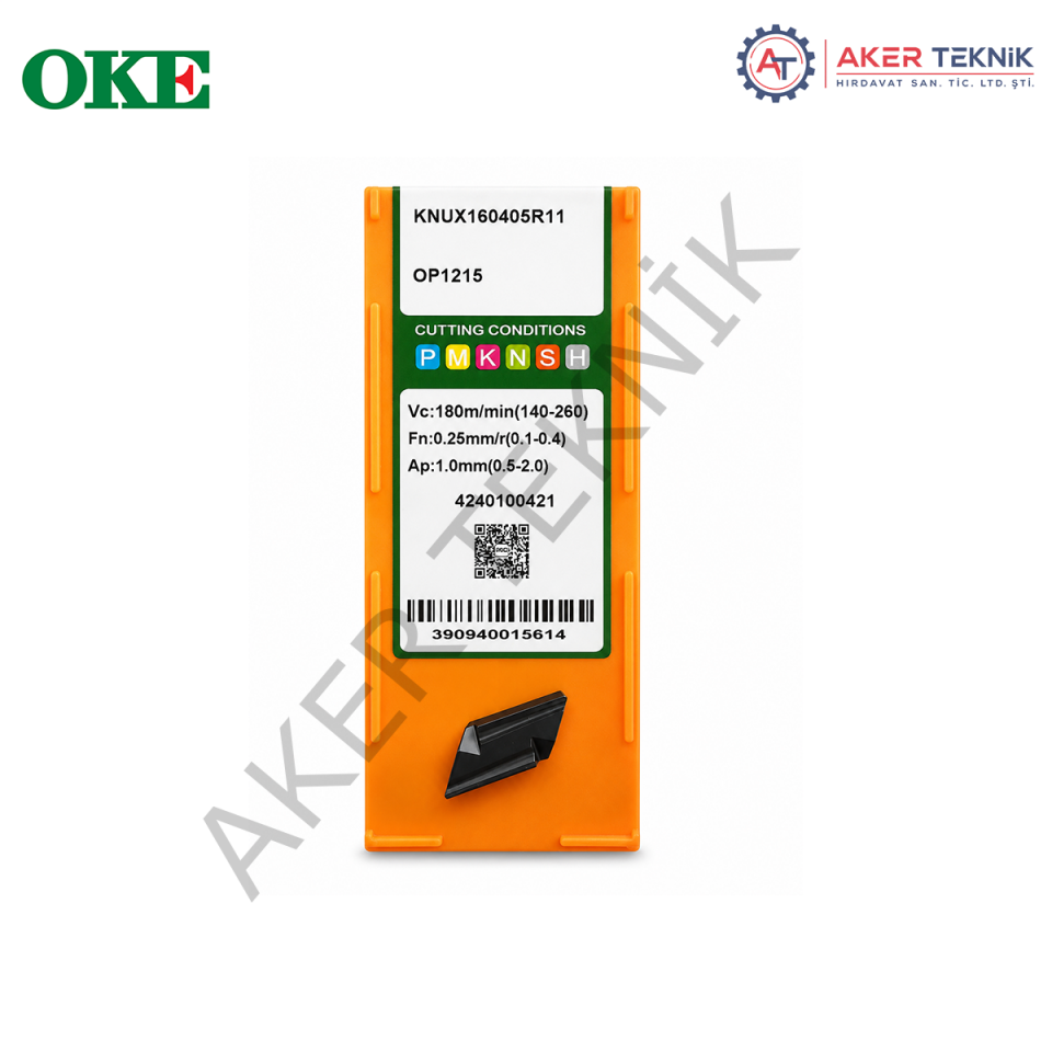 OKE KNUX160405R11-OP1215 PASLANMAZ ÇELİK TORNA UCU