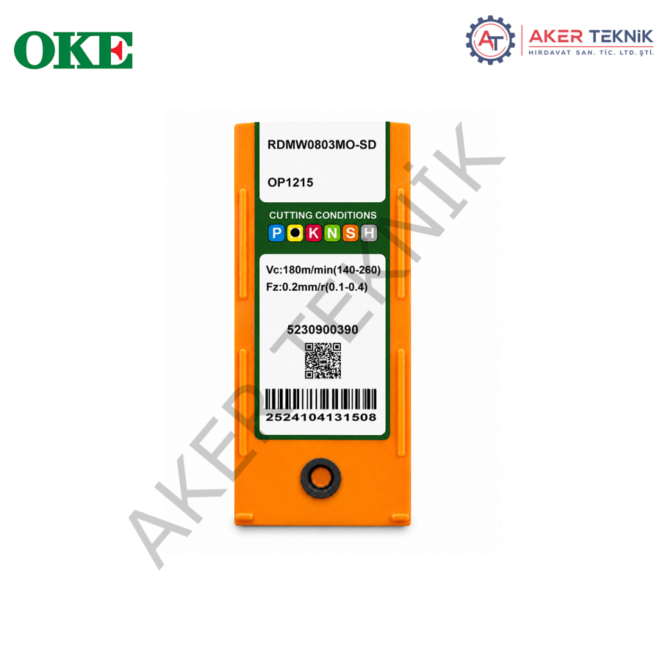 OKE RDMW0803MO-SD OP1215 8 MM YUVARLAK FREZE UCU