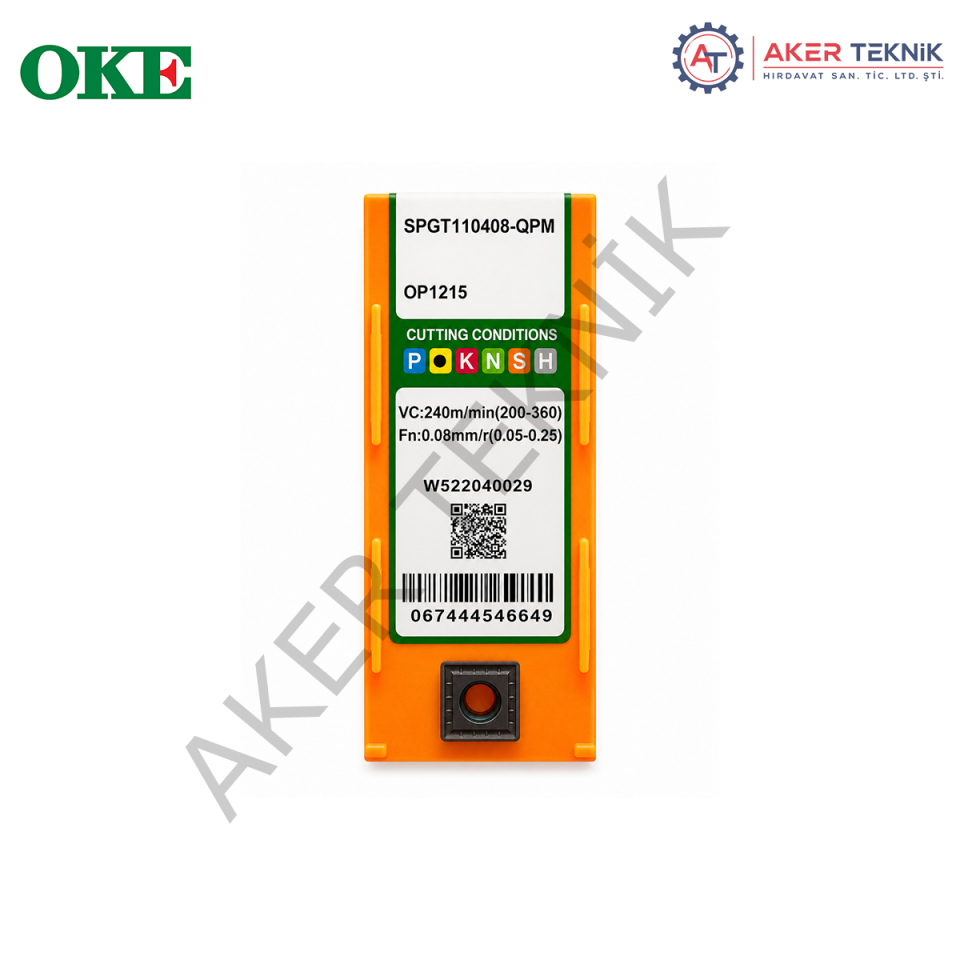 OKE SPGT110408-QPM OP1215 U matkap ucu