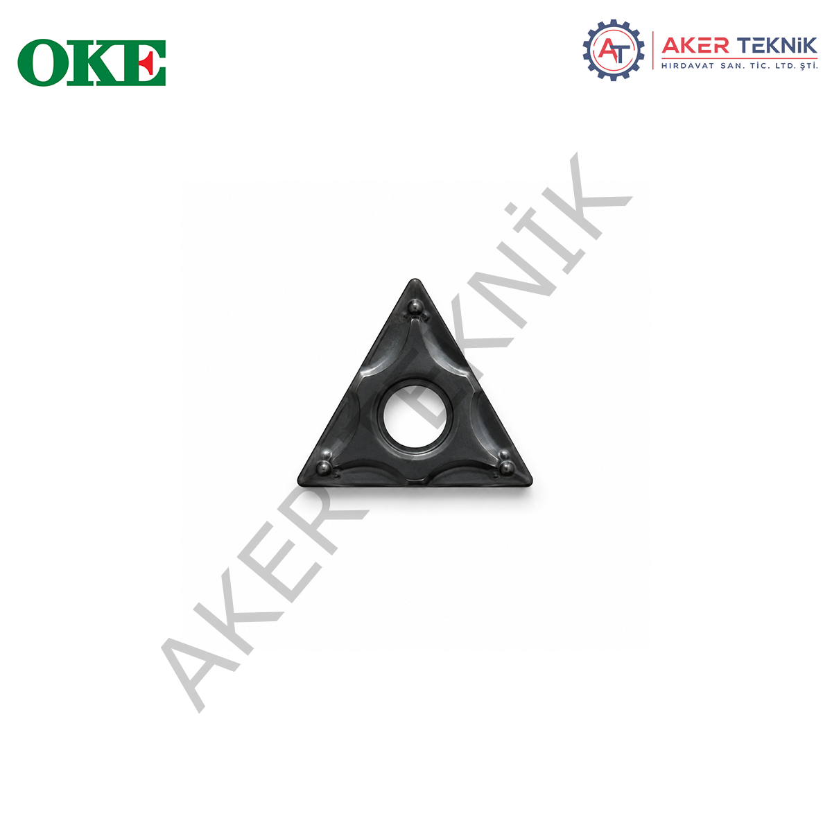 OKE TCMT16T304-OTM OP1315 PASLANMAZ ÇELİK TORNA UCU
