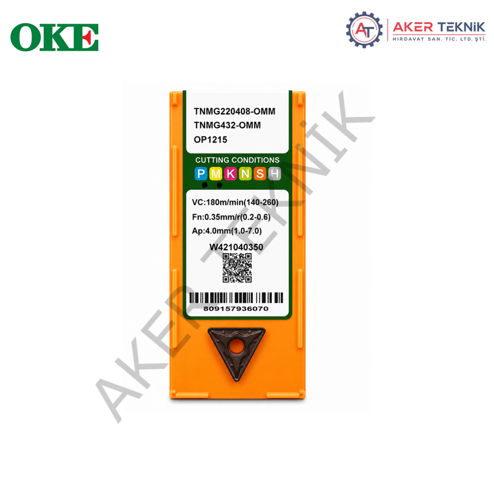 TNMG220408-OMM OP1215 PASLANMAZ TORNA UCU