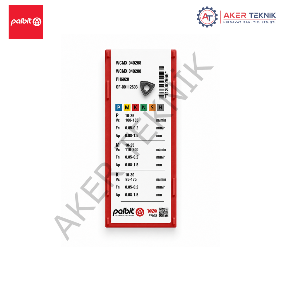 PALBİT WCMX 040208 PH6920 U MATKAP UCU