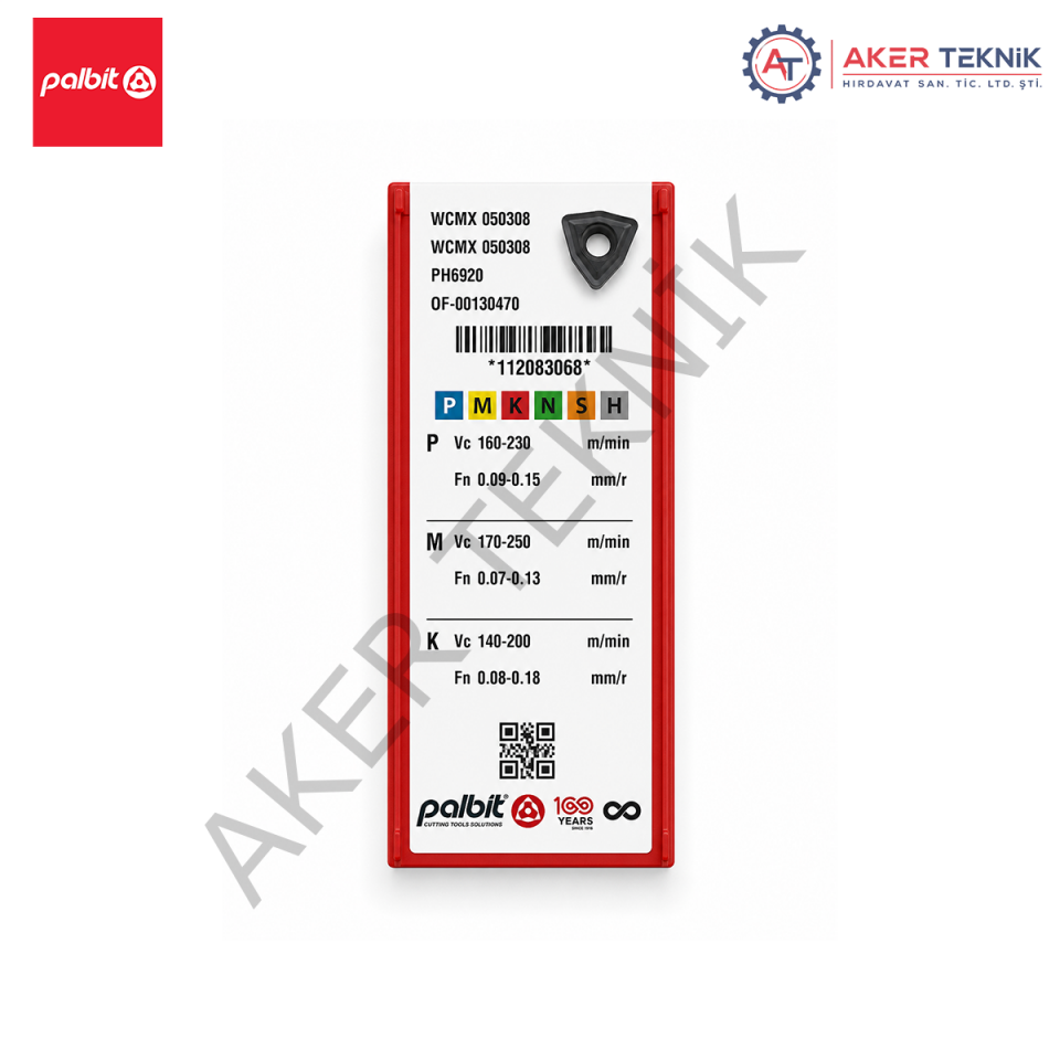 PALBİT WCMX 050308 PH6920 U MATKAP UCU