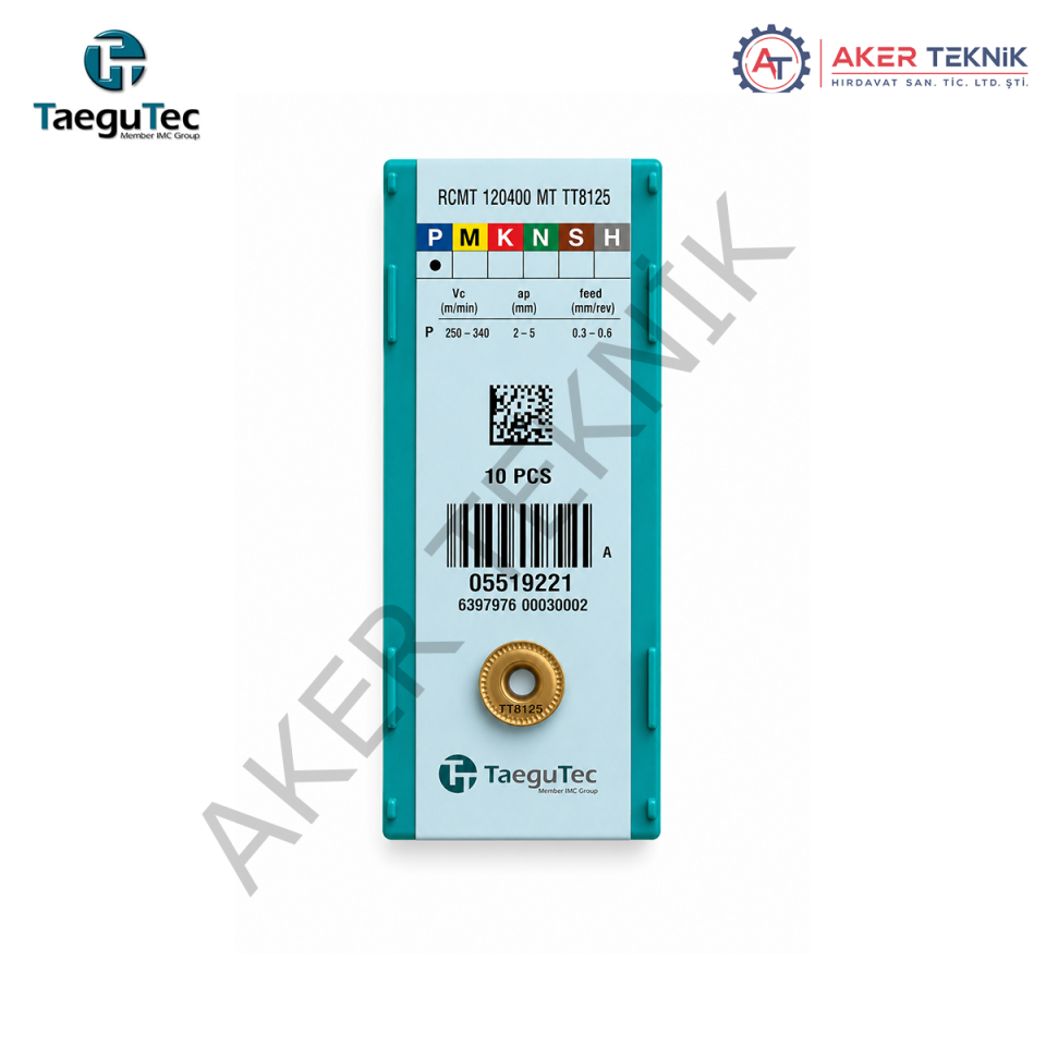 TAEGUTEC RCMT 120400 MT