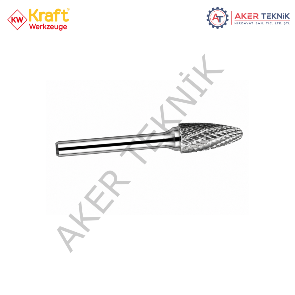 KRAFT SF Karbür Kalıpçı Frezesi – Radyüslü Ağaç Form