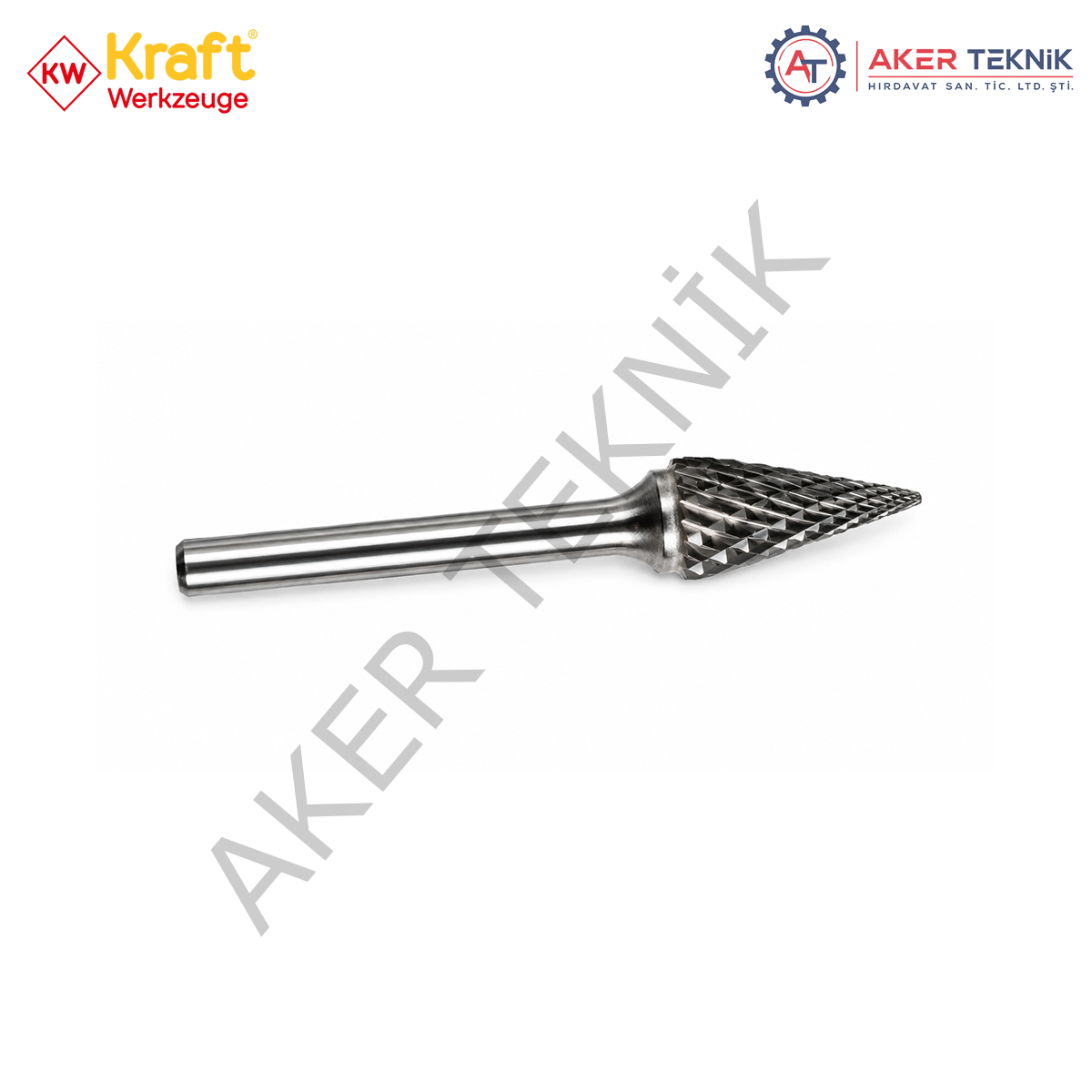 KRAFT SM Karbür Kalıpçı Frezesi – Sivri Konik Form