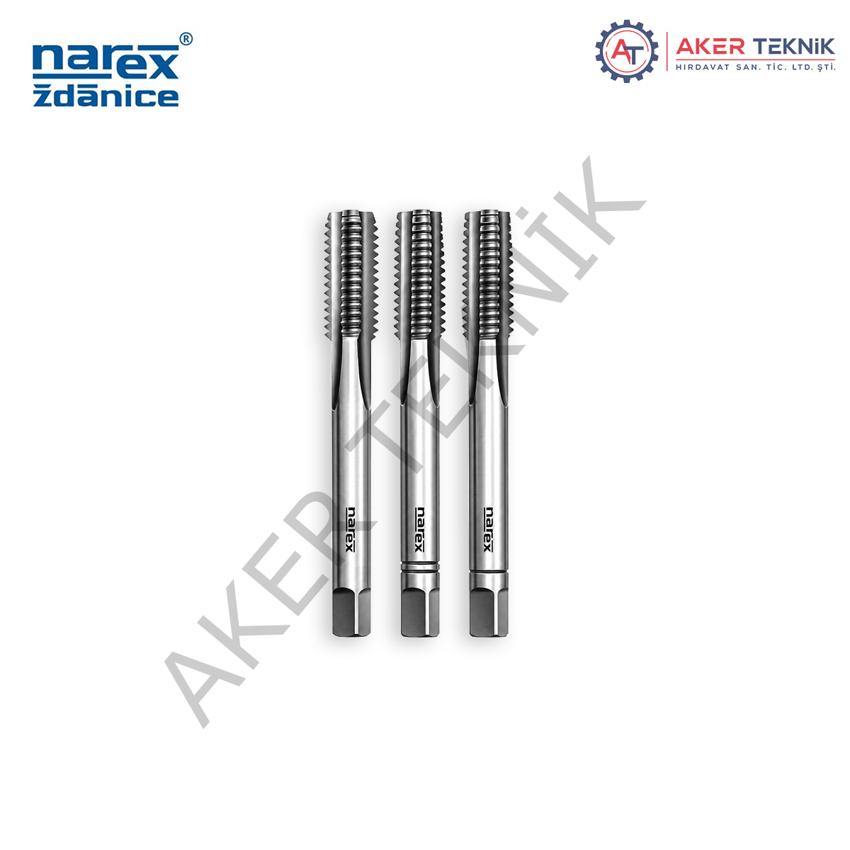 WS DIN 352 3LÜ EL KILAVUZ TAKIMI BSW 1/2'' X 12