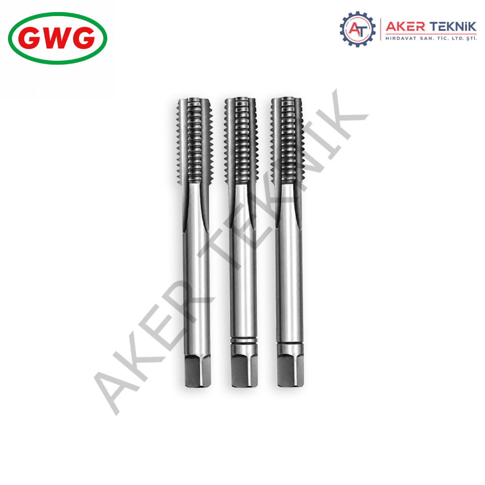 HSS DIN 352 3LÜ EL KILAVUZ TAKIMI BSW 1'' X 8